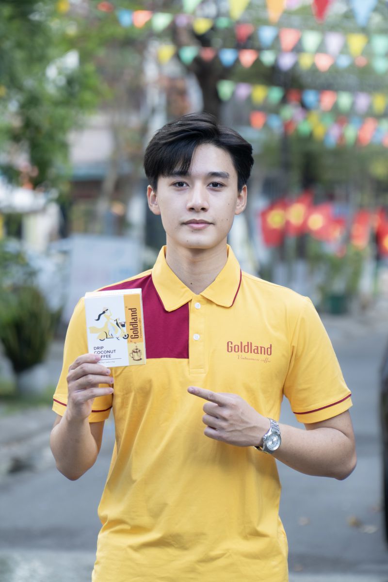 Cà phê Dừa phin giấy Goldland